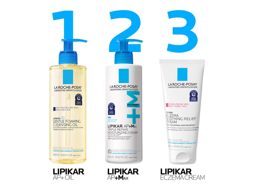 La Roche-Posay Lipikar AP+M Triple Repair Body &amp; Face Moisturizer For Dry Skin