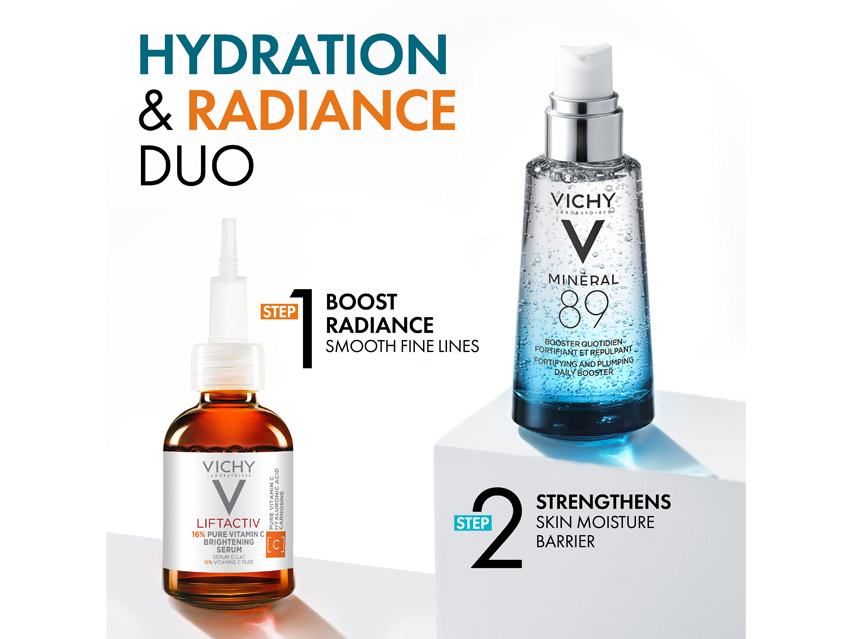 Vichy Hydration and Radiance Duo with Vitamin C and Hyaluronic Acid