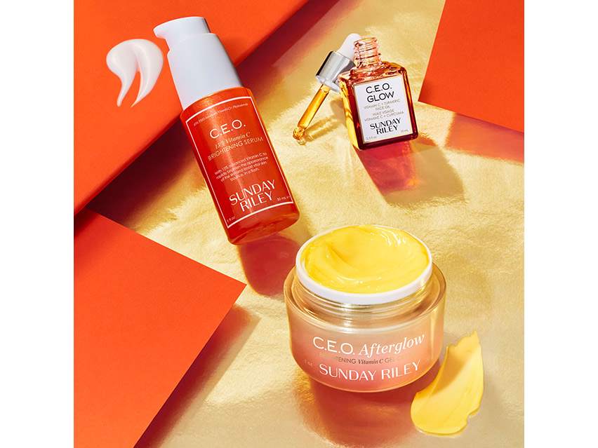 Sunday Riley Morning Buzz Vitamin C Brightening Trio Set - Limited Edition