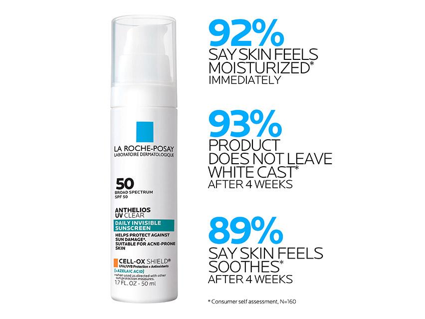 La Roche-Posay Anthelios UV Clear Daily Invisible Sunscreen SPF 50