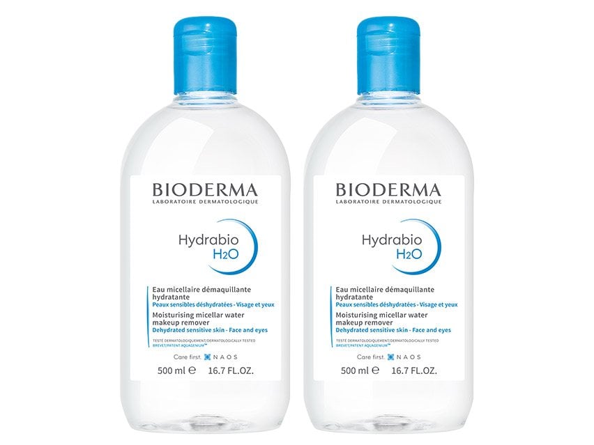 Bioderma Hydrabio H2O Moisturising Micellar Water Makeup Remover Duo