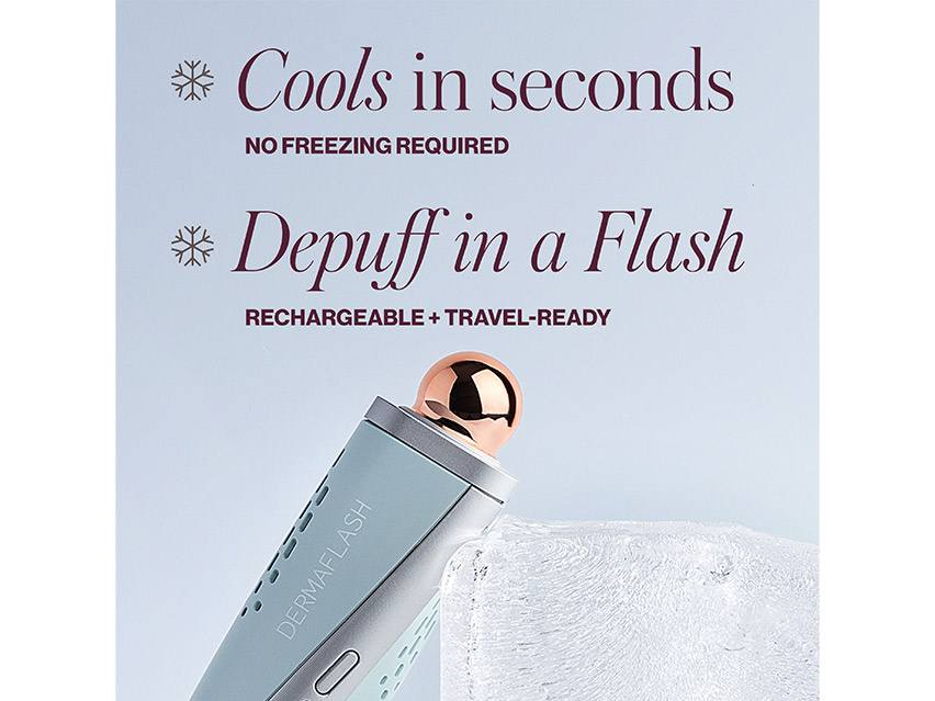 DERMAFLASH COOL Sonic Depuffing and Lymphatic Drainage Set