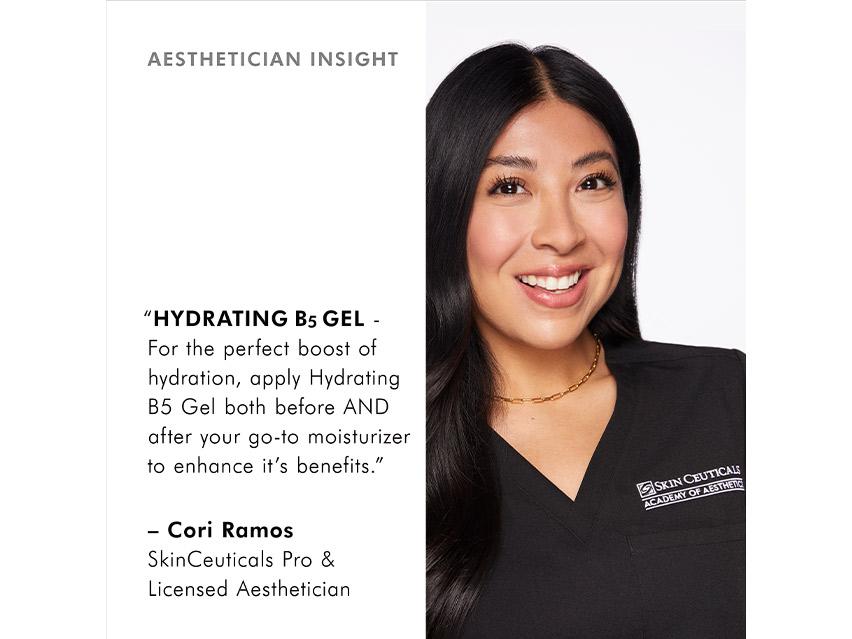 Aesthetician insights on SkinCeuticals Hydrating B5 Hyaluronic Acid Gel Serum