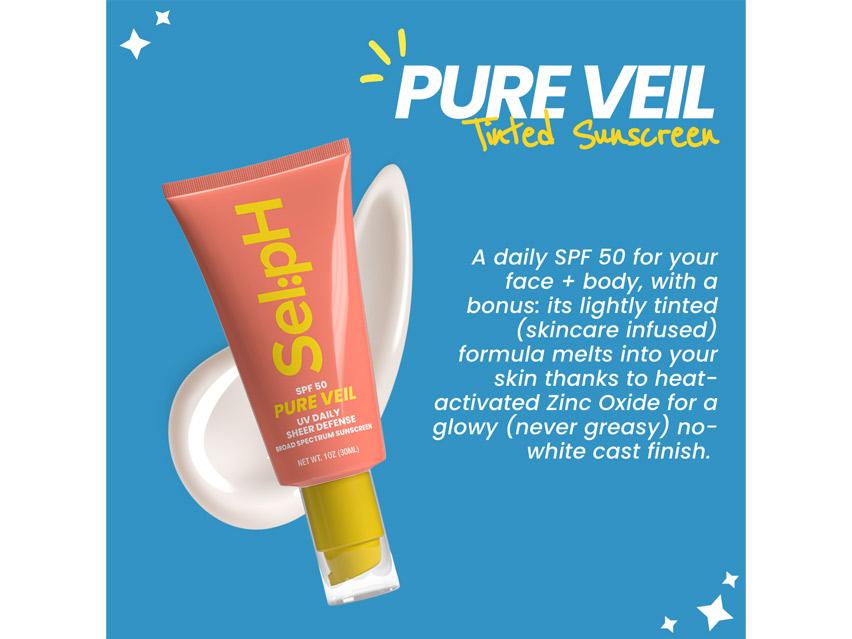 SelpH Pure Veil SPF 50 UV Daily Sheer Tinted Defense