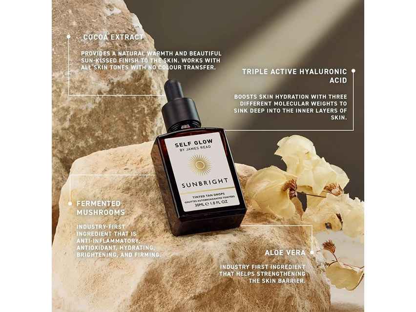 Self Glow by James Read Sunbright Tinted Tan Drops