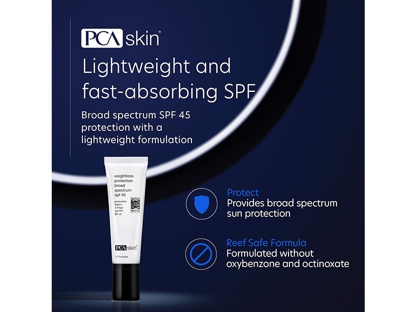 PCA SKIN Weightless Protection Broad Spectrum SPF 45