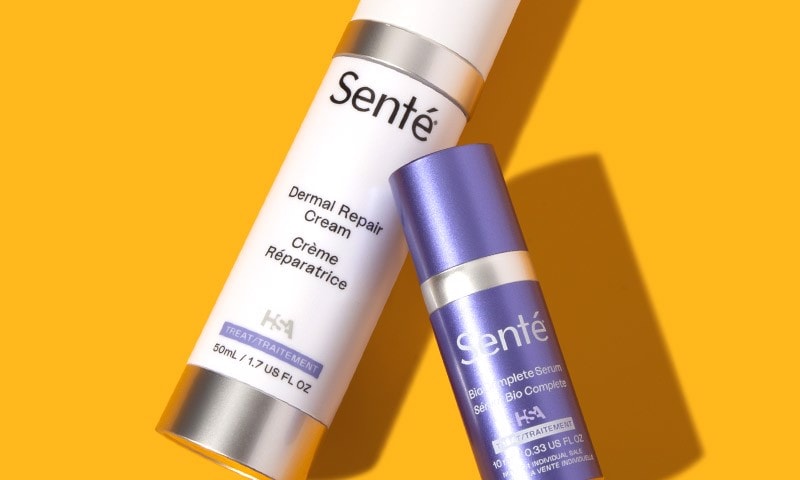 Sente full and travel-size products