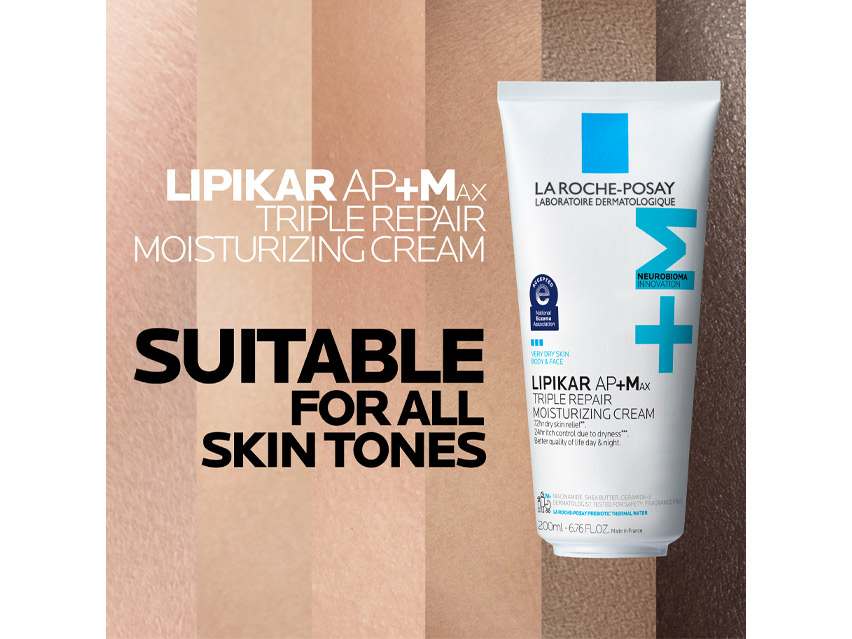 La Roche-Posay Lipikar AP+M Triple Repair Body &amp; Face Moisturizer For Dry Skin