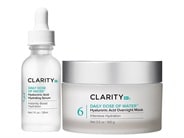 ClarityRx Daily Dose of Water Hyaluronic Acid Overnight Mask &amp; Hyaluronic Acid Hydrating Serum Duo