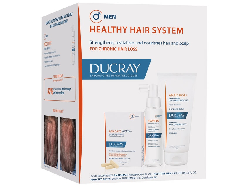 Glytone by Ducray Healthy Hair System for Men