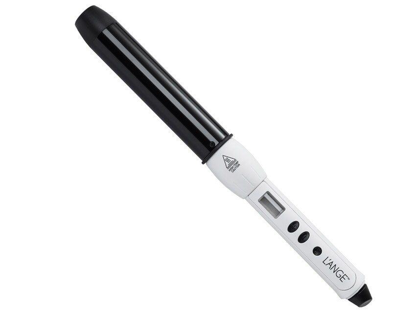 L'ange Hair Lustre Ceramic Curling Wand - 1.25" (32MM) - White