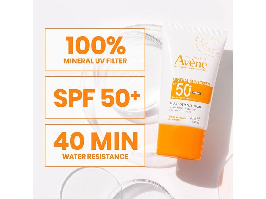 Avene Mineral Multi-Defense SPF 50 Sunscreen Fluid