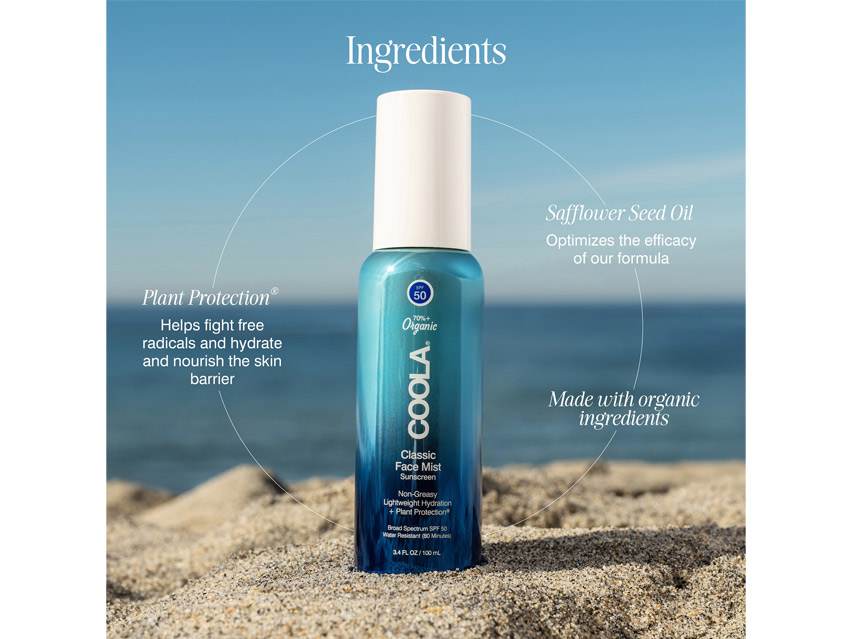 COOLA Classic Face Mist Sunscreen SPF 50