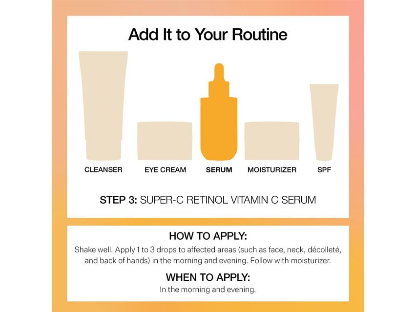 StriVectin Multi-Action Super-C Retinol Brighten &amp; Correct Vitamin C Serum