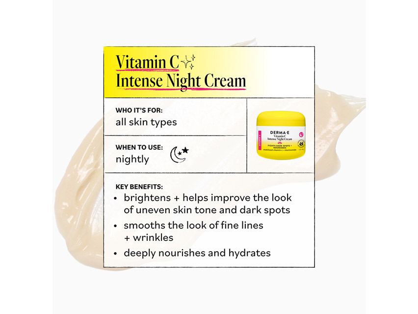 derma e Vitamin C Intense Night Cream