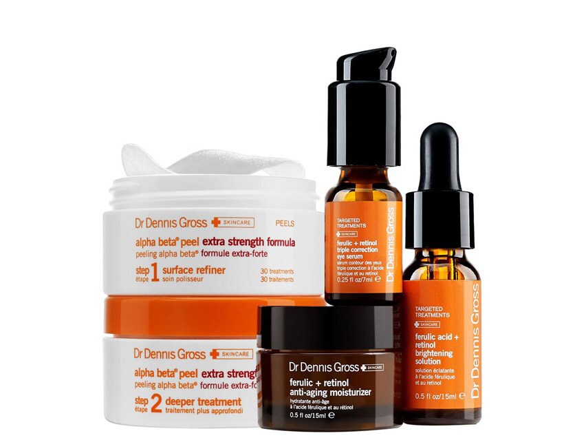 Dr. Dennis Gross Anti-Aging Bestsellers Kit with four Dr. Dennis Gross products