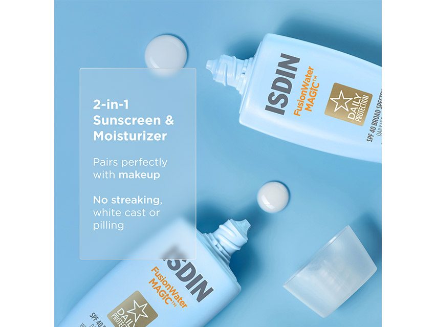 ISDIN Fusion Water Magic Broad Spectrum SPF 40 Duo