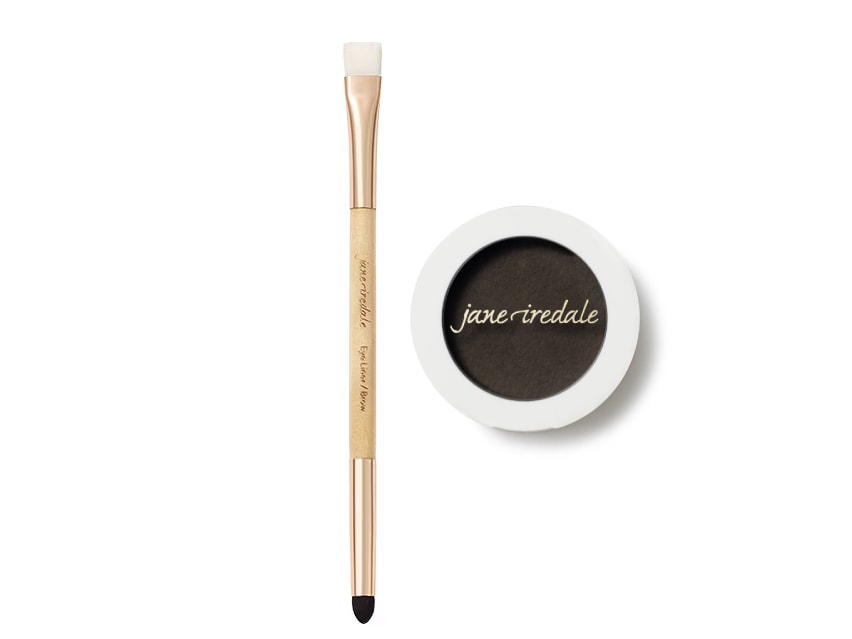 jane iredale PureBrow Powder & Eye Liner/Brow Brush Duo - Dark Brown