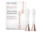 Supersmile Zina45 Sonic Pulse Toothbrush Replacement Heads - 2 Pack - Rose Gold
