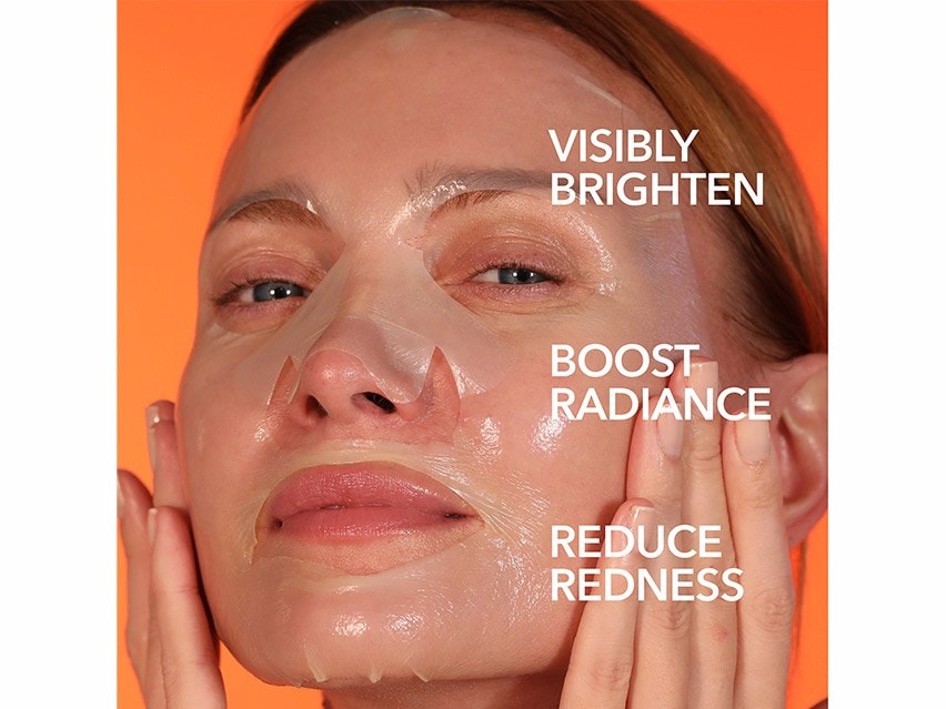 Dr. Dennis Gross Skincare Vitamin C Lactic Biocellulose Brightening Treatment Mask - Single