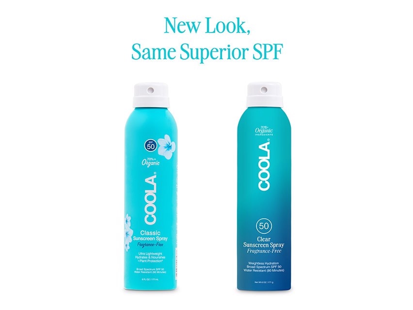 COOLA Organic Classic Body Sunscreen Spray SPF 50 - Fragrance-Free