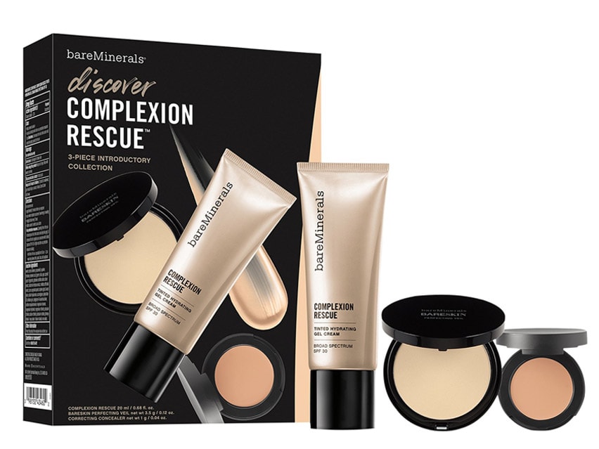 gas lysere slidbane Try bareMinerals Discover Complexion Rescue Kit.