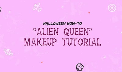 Halloween How-To: Alien Queen Makeup Tutorial
