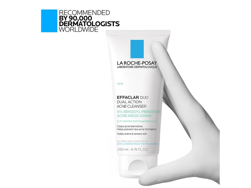 La Roche Posay Effaclar Duo Acne Face Wash w/ 4% Benzoyl Peroxide