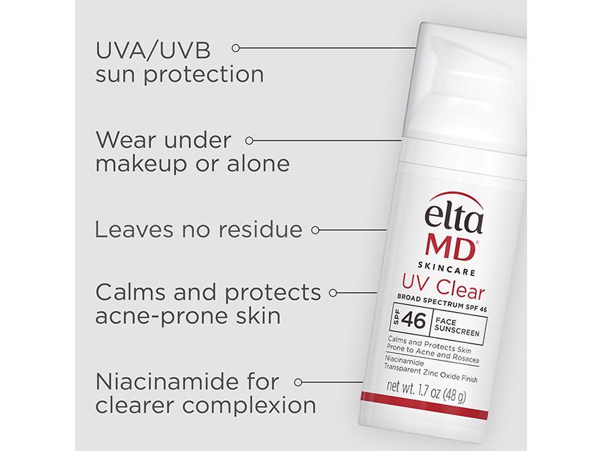EltaMD UV Clear Broad Spectrum SPF 46 Facial Sunscreen - Untinted