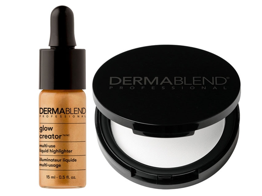 Dermablend Glow Creator and Compact Setting Powder Duo - Gold