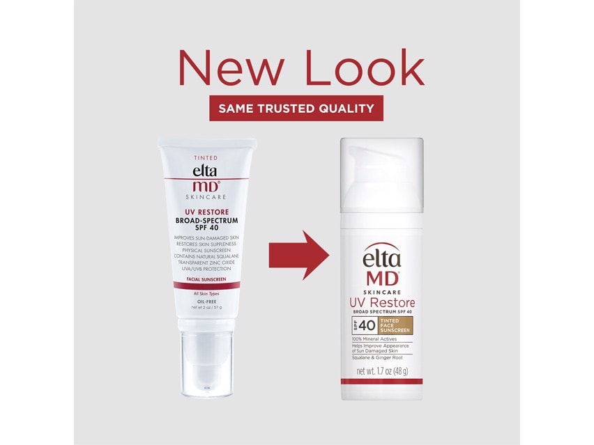 EltaMD UV Restore Broad Spectrum SPF 40 Anti-Aging Facial Moisturizer  - Tinted