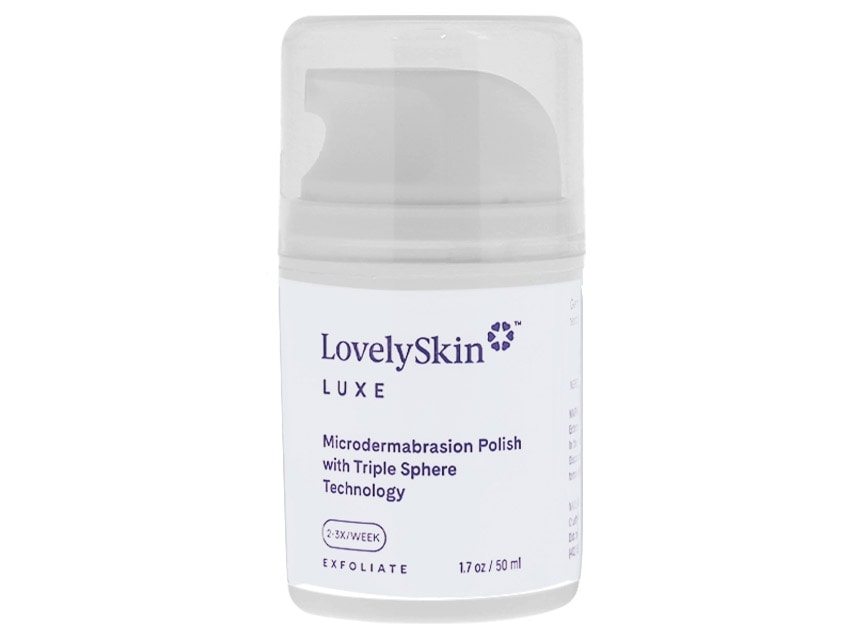 LovelySkin LUXE Microdermabrasion Polish with Triple Sphere Technology