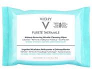 Vichy Pureté Thermale 3-in-1 Micellar Cleansing Water Makeup Remover Wipes with Vitamin E