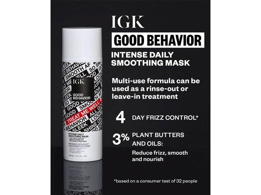 IGK Good Behavior Intense Daily Smoothing Mask