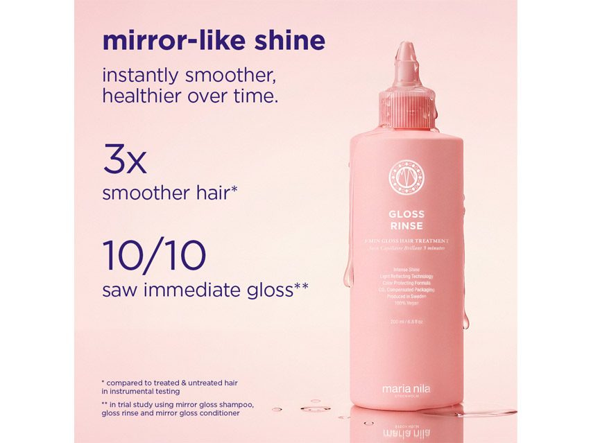Maria Nila Rinse Gloss Routine