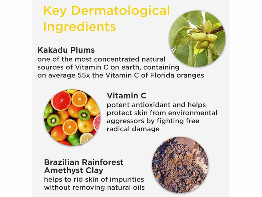 DERMAdoctor Kakadu C Amethyst Clay Detox Mask