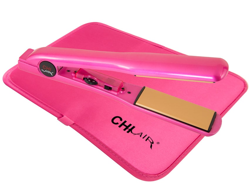 CHI AIR EXPERT Classic Tourmaline Ceramic Hairstyling Iron 1.5" - Pure Pink