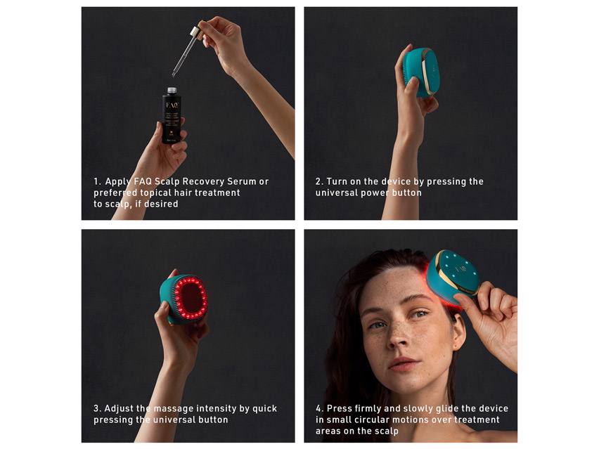 FOREO FAQ 301 LED Hair Strengthening Scalp Massager