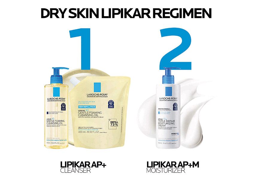 La Roche-Posay Lipikar AP+ Gentle Foaming Cleansing Oil