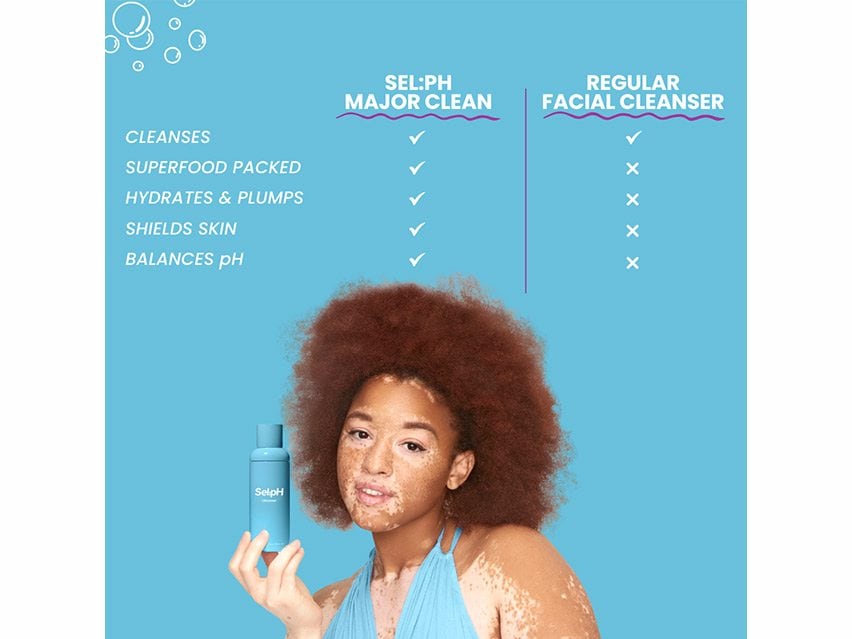 SelpH Jelly Blue Superfood Cleanser