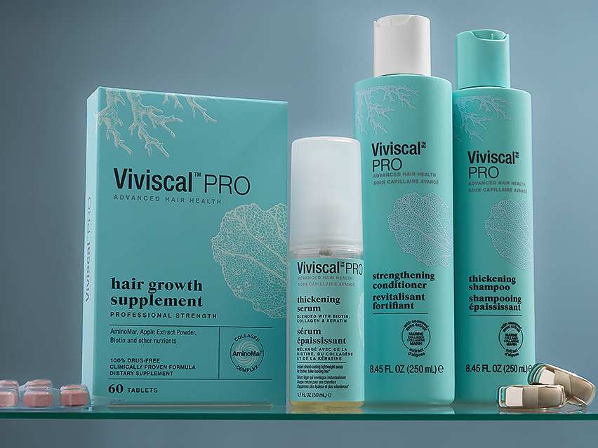 Viviscal PRO Thickening &amp; Strengthening Trio &amp; Hair Growth Supplements - 60 Tablets