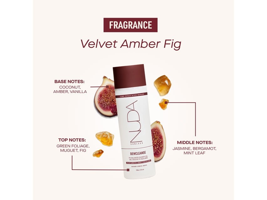 NUDA Sunless DewCleanse PH Balanced Shower Gel