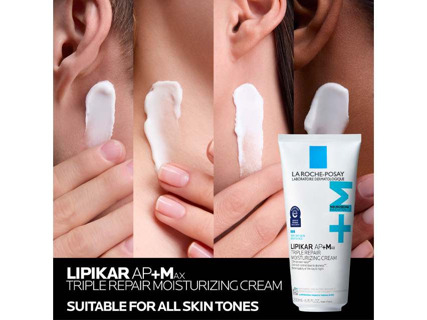 La Roche-Posay Lipikar AP+M Triple Repair Body &amp; Face Moisturizer For Dry Skin