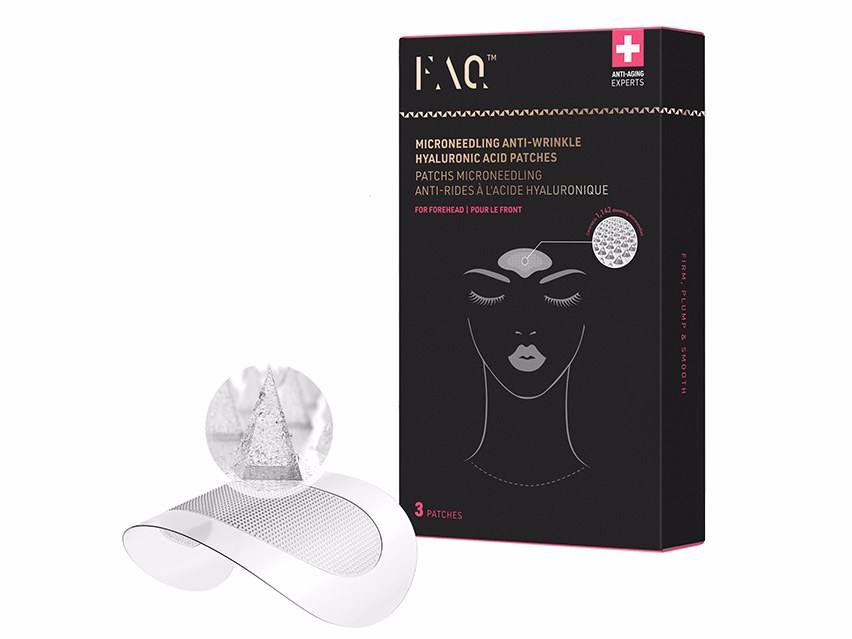 FOREO FAQ Microneedling Anti-Wrinkle Hyaluronic Patches For Forehead