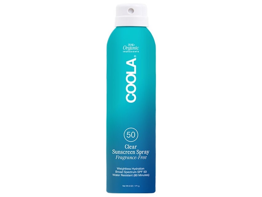 COOLA Organic Classic Body Sunscreen Spray SPF 50 - Fragrance-Free