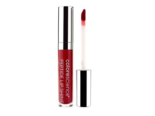 Free $42 Colorescience Full-Size Peptide Lip Shine SPF 30 in Scarlet
