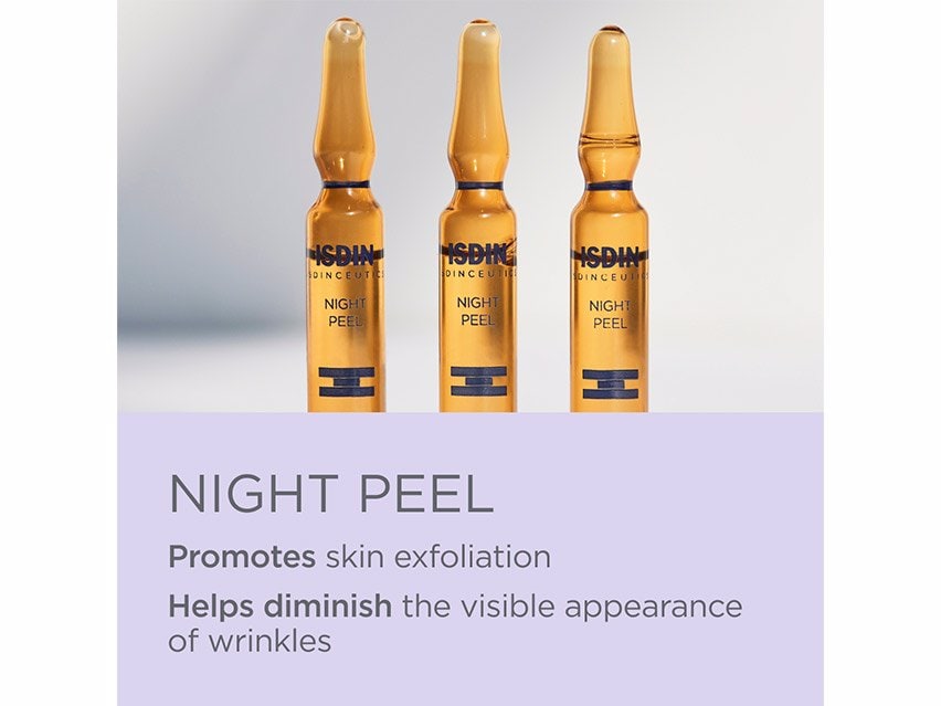 ISDIN Isdinceutics Night Peel Ampoules with Glycolic Acid - 10 Ampoules