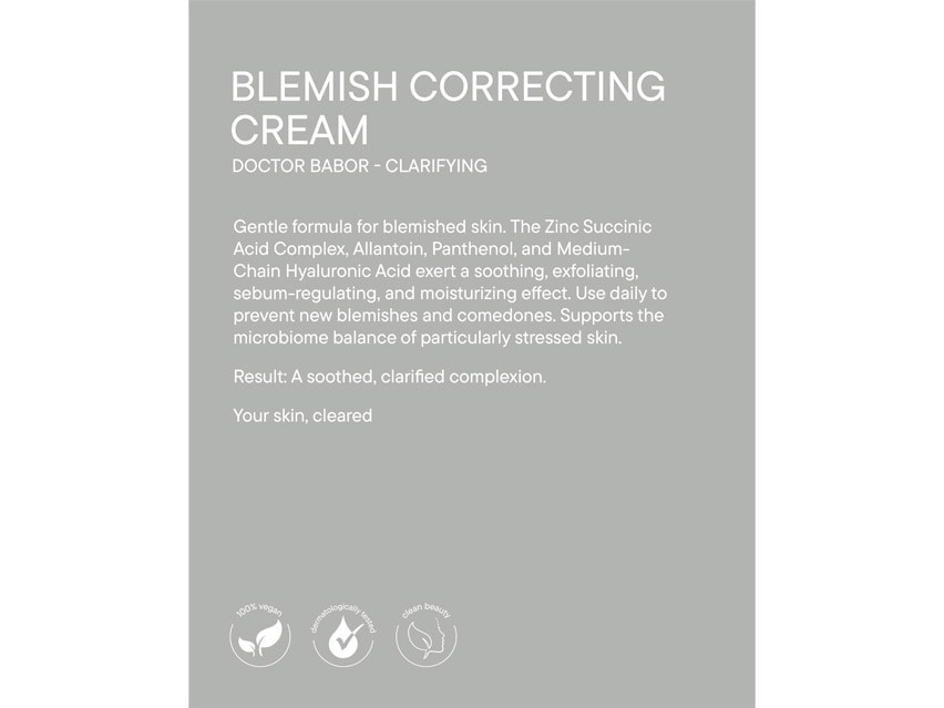 DOCTOR BABOR Blemish Correcting Cream