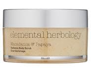 elemental herbology Macadamia & Papaya Radiance Body Scrub