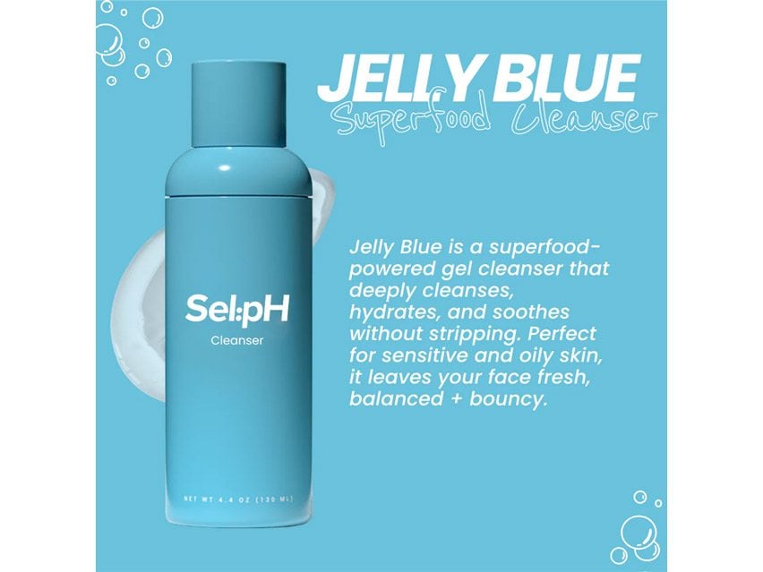 SelpH Jelly Blue Superfood Cleanser